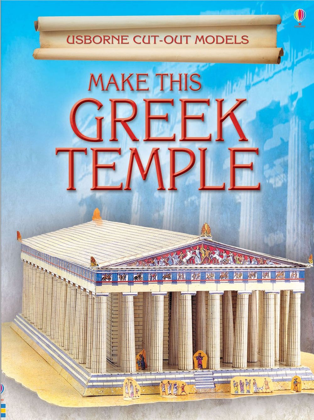 Carte pentru copii, Usborne, Make This Greek Temple, 9+ ani
