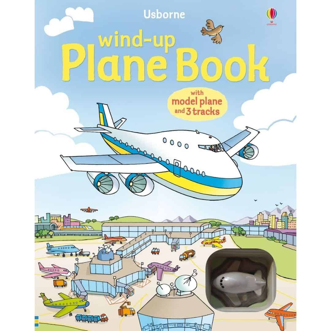 Carte cu jucarie, cu mijloace de transport – Wind-up plane