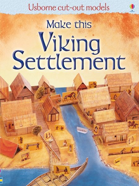 Carte pentru copii, Usborne, Make this Viking Settlement, 9+ ani