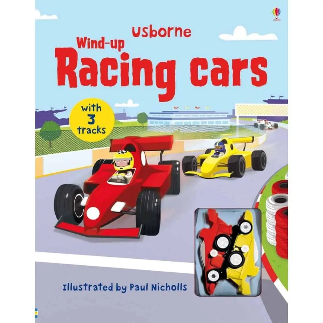 Carte cu jucarie - Wind-up Racing cars