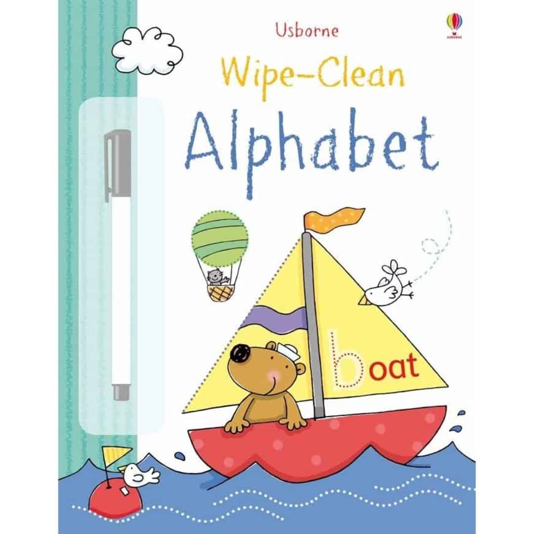 Carte cu activitati scrie si citeste - Wipe Clean Alphabet 1