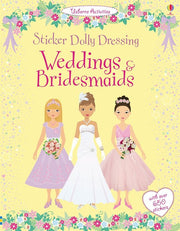 Carte pentru copii, Usborne, Sticker Dolly Dressing Weddings & Bridesmaids, 5+ ani