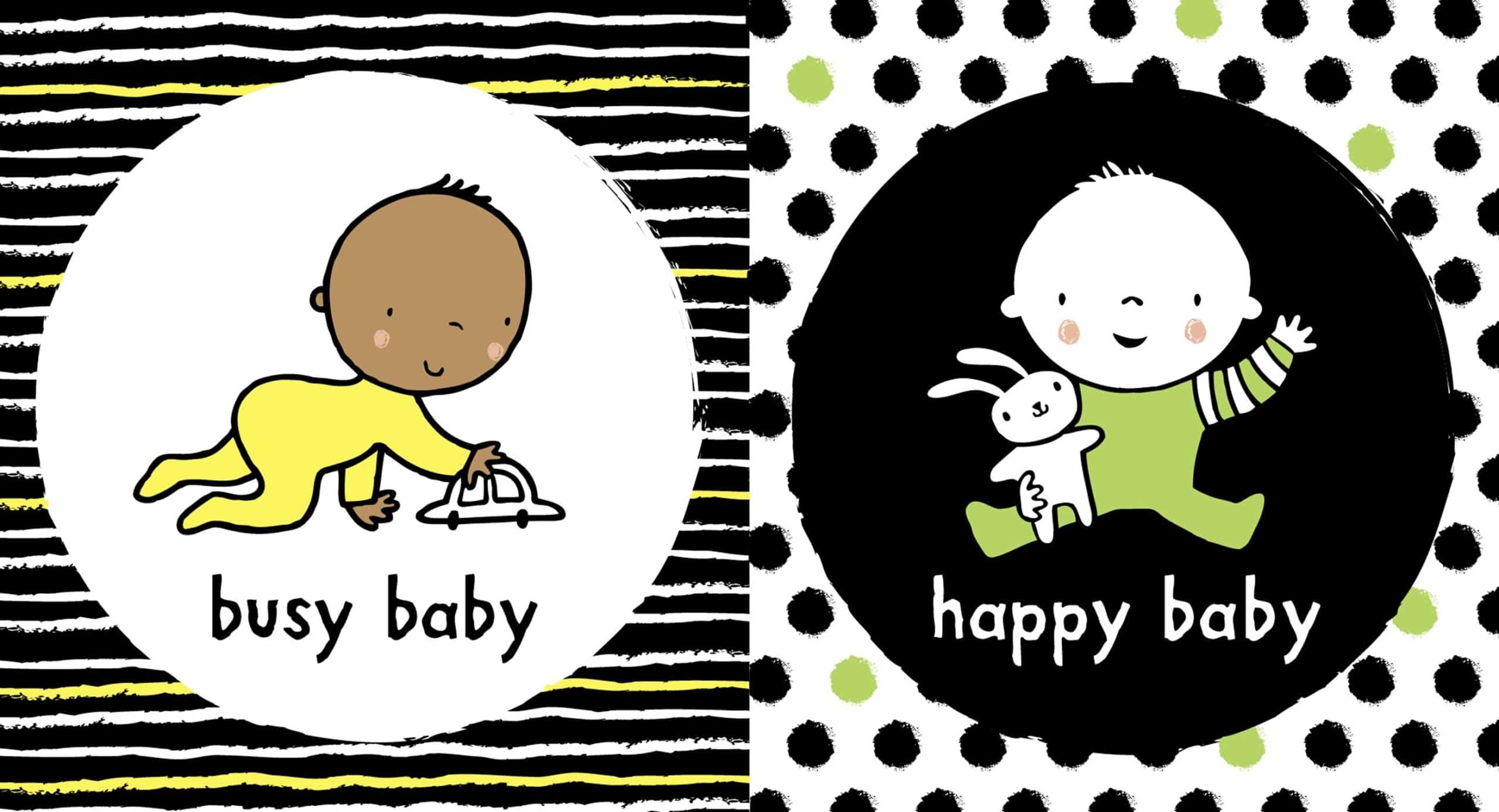 Carte pentru copii - Baby's very first little black and white library