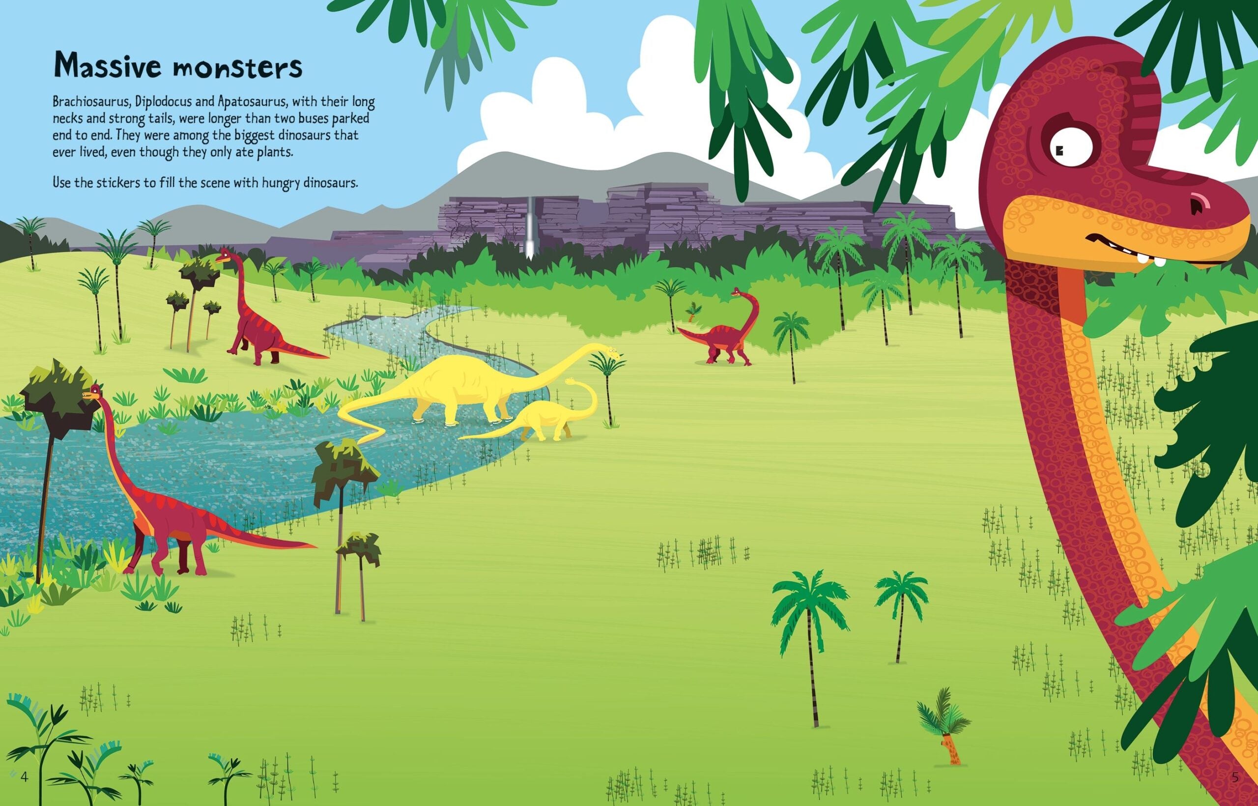 Carte pentru copii - Big Dinosaur Sticker Book
