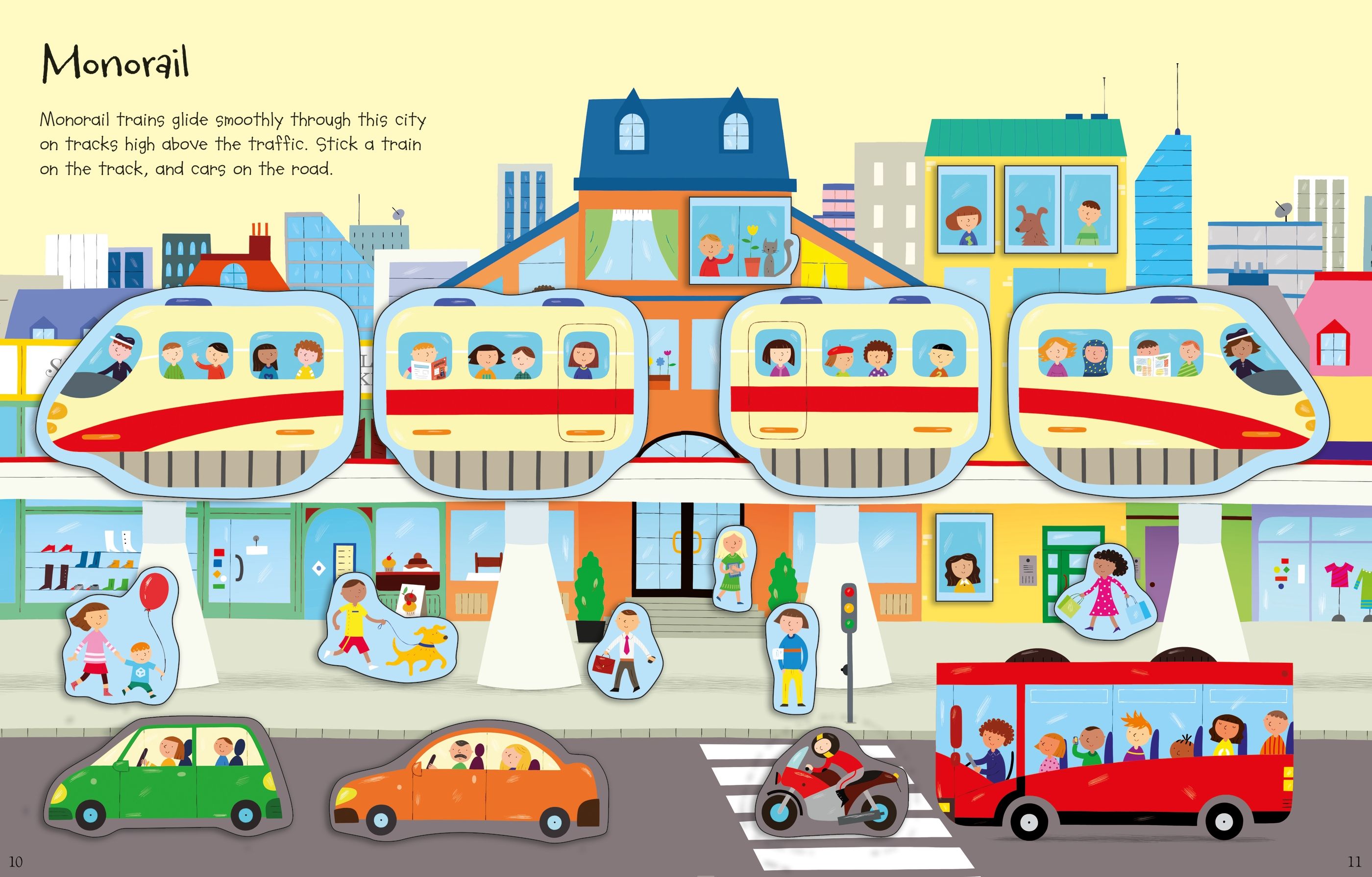 Carte cu stickere - First Sticker Book Trains