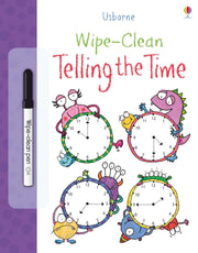 Carte pentru copii, Usborne, Wipe-clean Telling the Time, 3+ ani