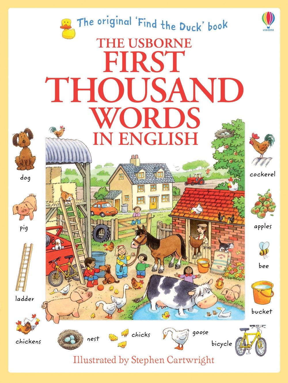 Carte pentru copii, Usborne, First Thousand Words in English, 5+ ani