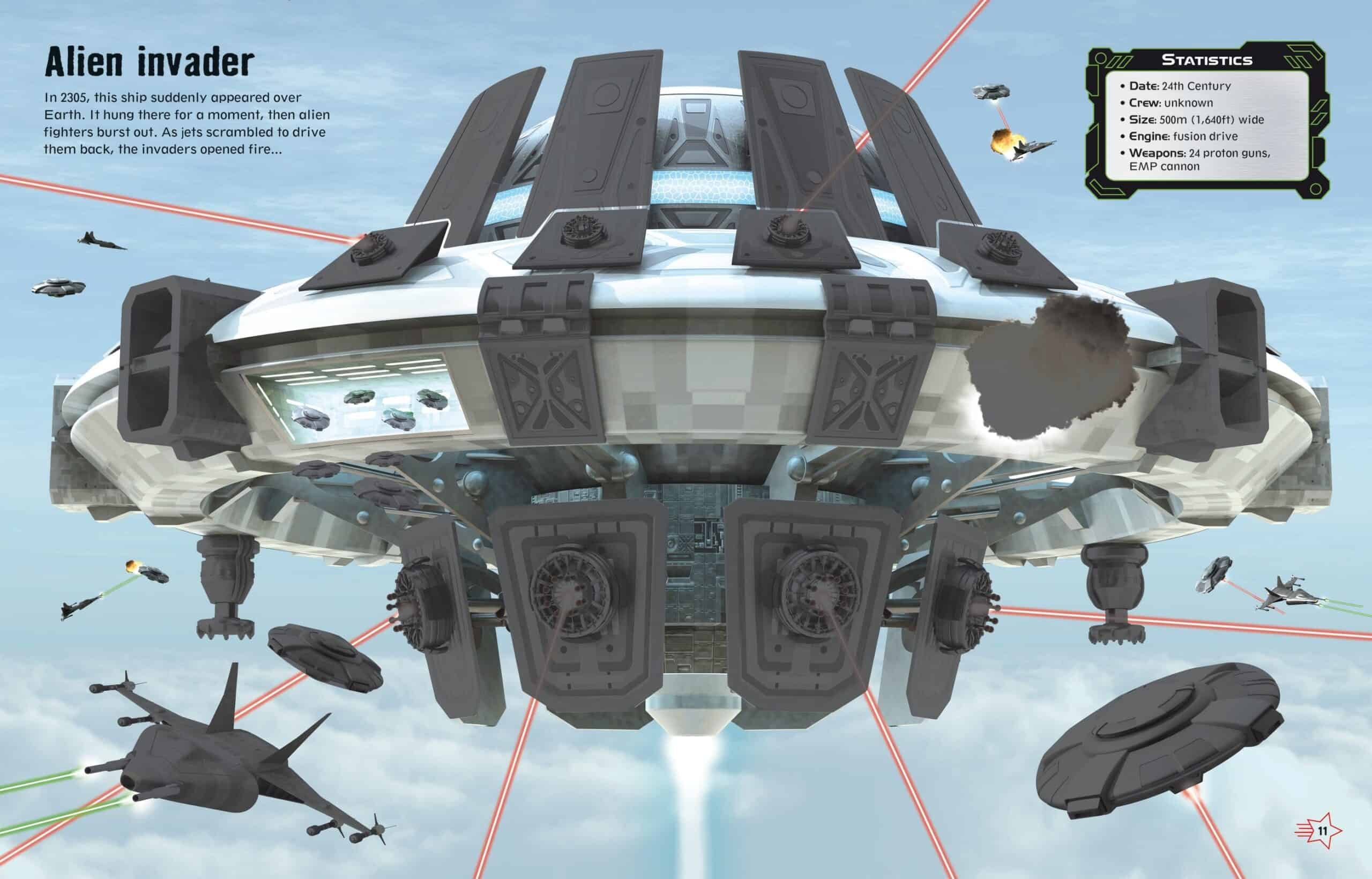 Carte cu stickere - Build your own Spaceships Sticker book