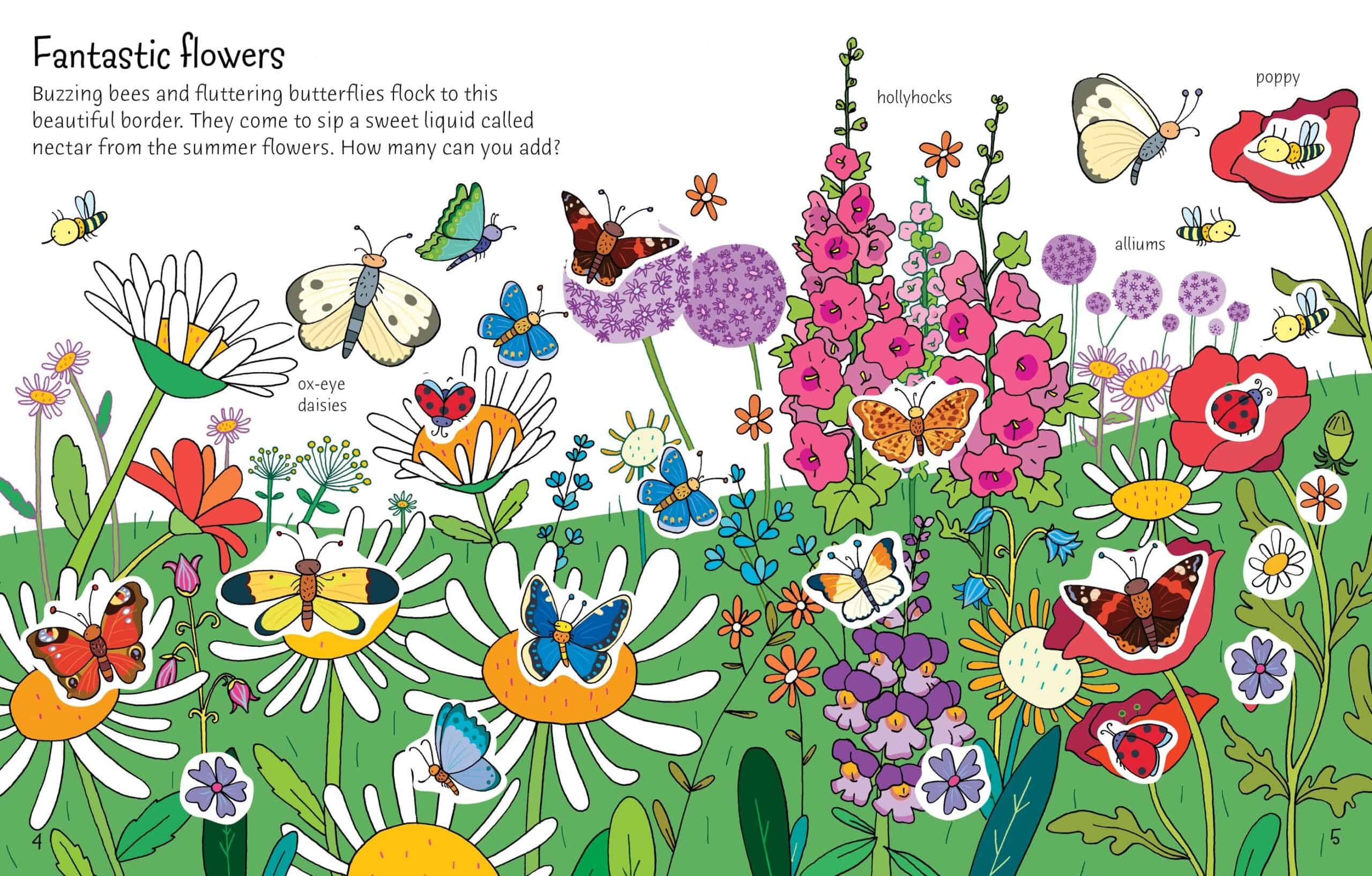 Carte pentru copii - First Sticker Book: Garden