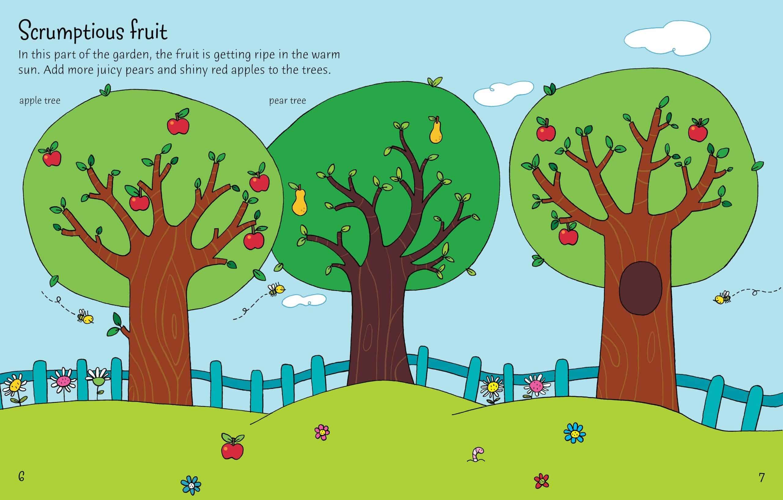 Carte pentru copii - First Sticker Book: Garden
