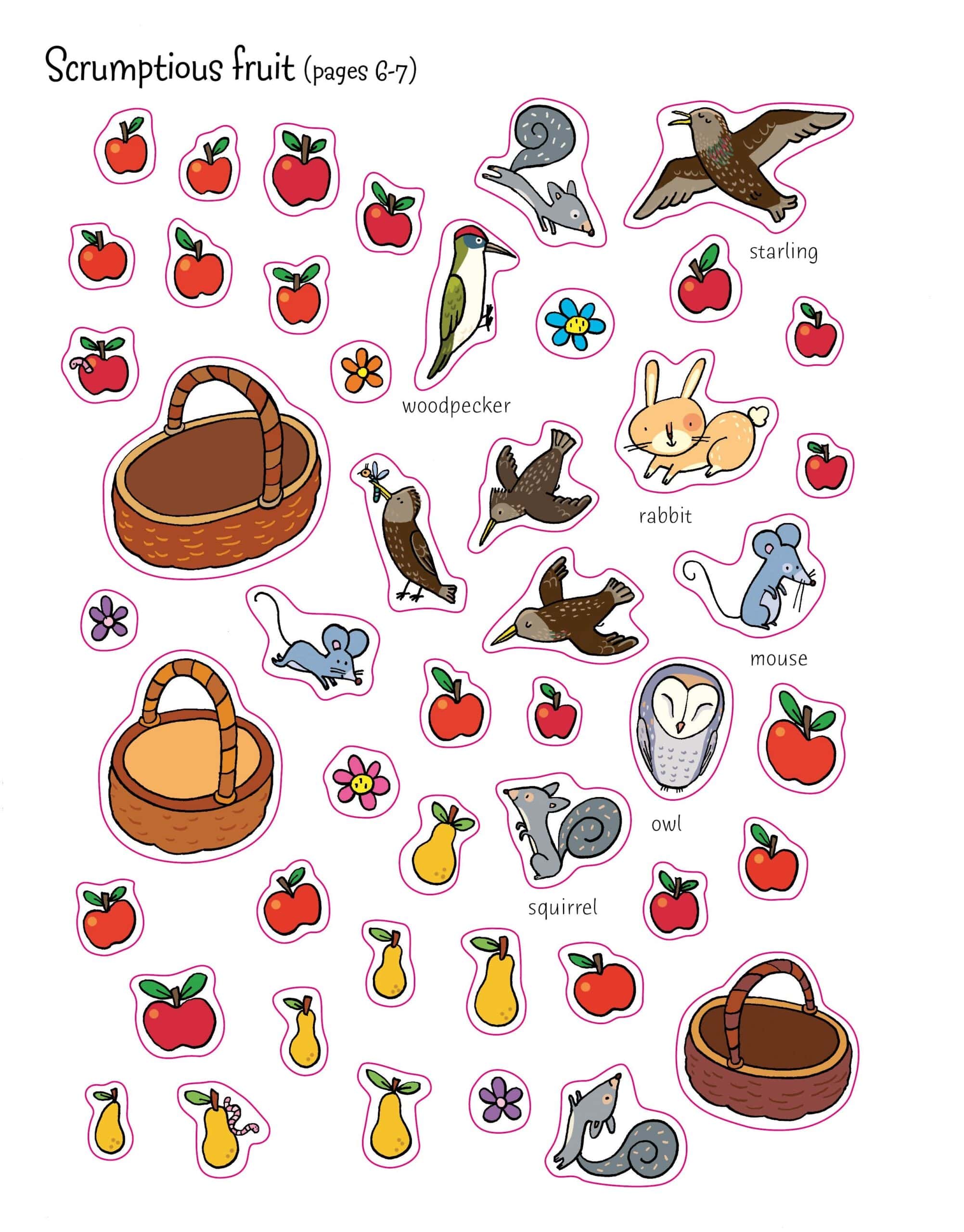 Carte pentru copii - First Sticker Book: Garden