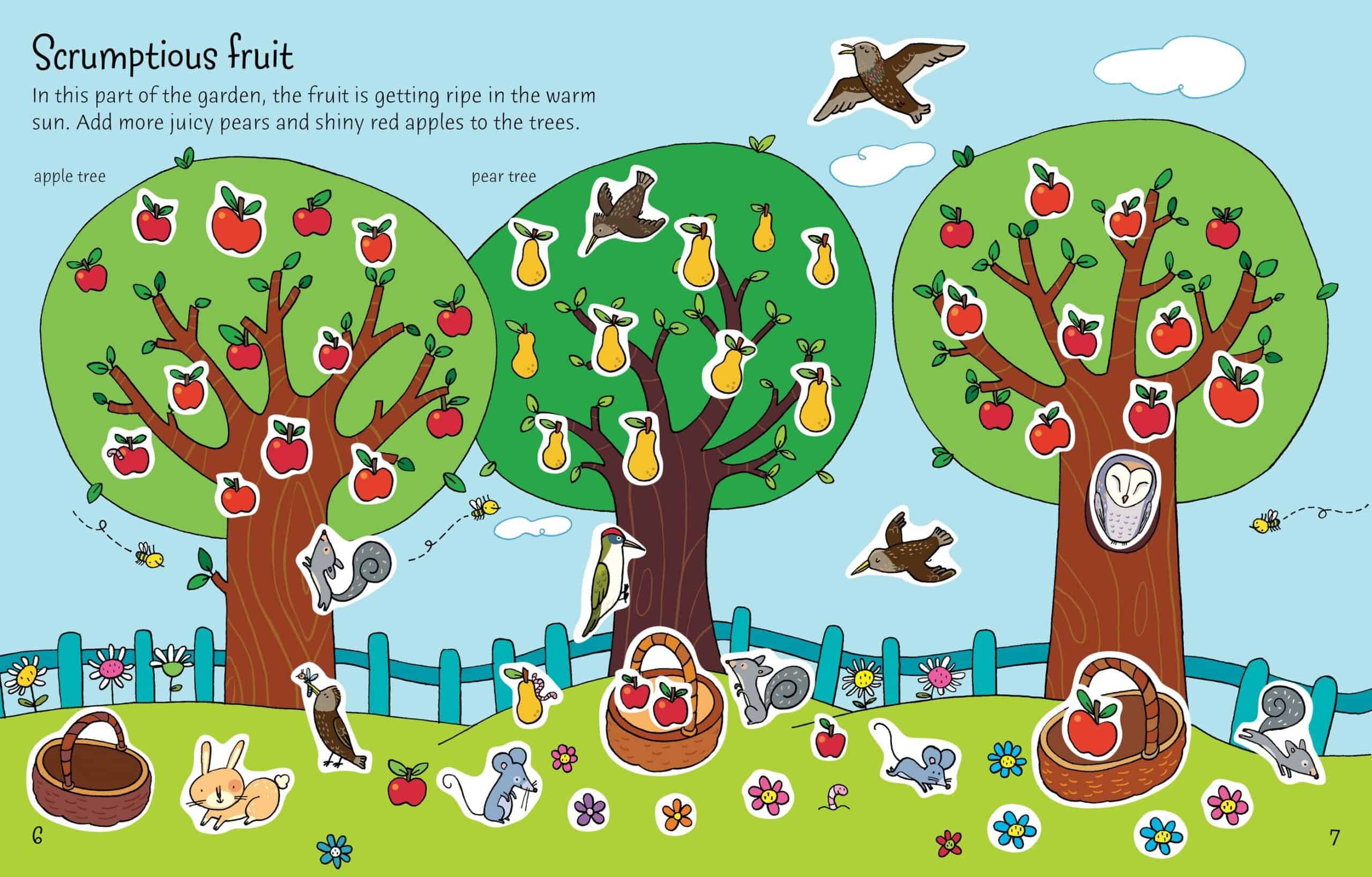 Carte pentru copii - First Sticker Book: Garden