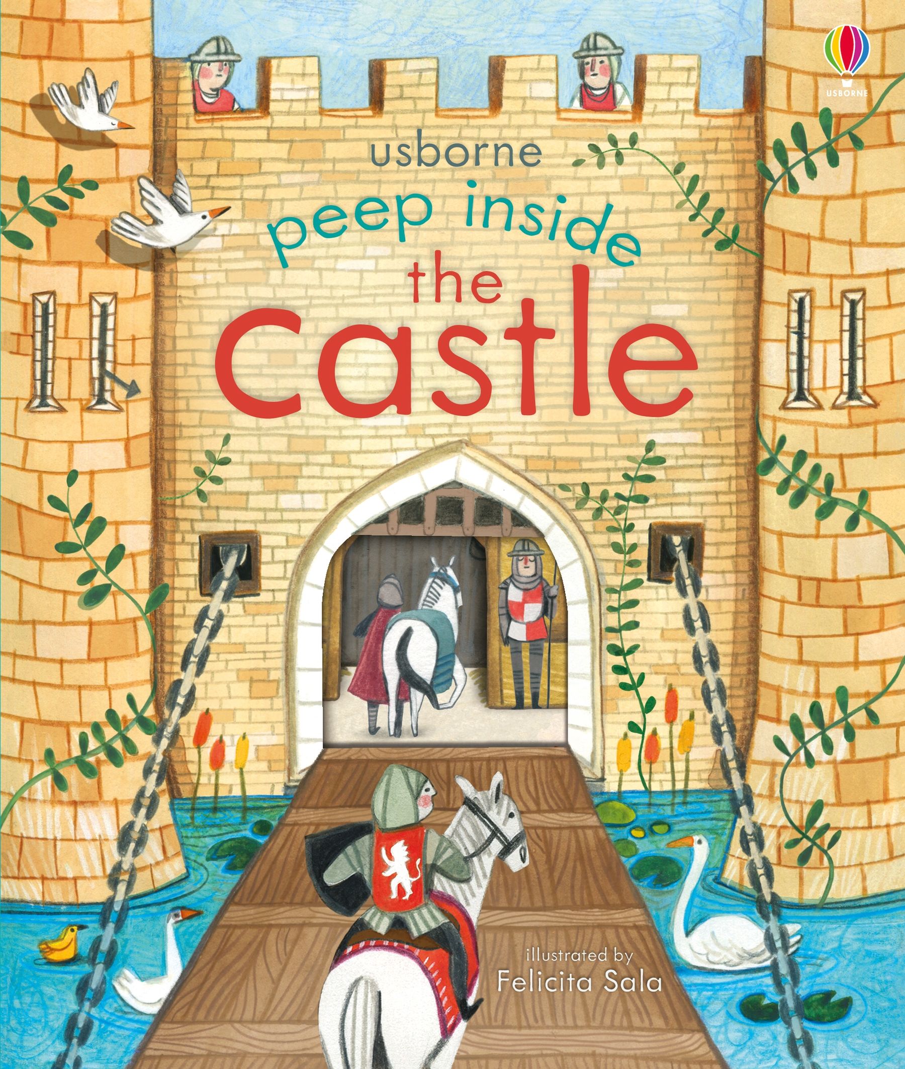 Carte pentru copii, Usborne, Peep Inside the Castle, 2+ ani