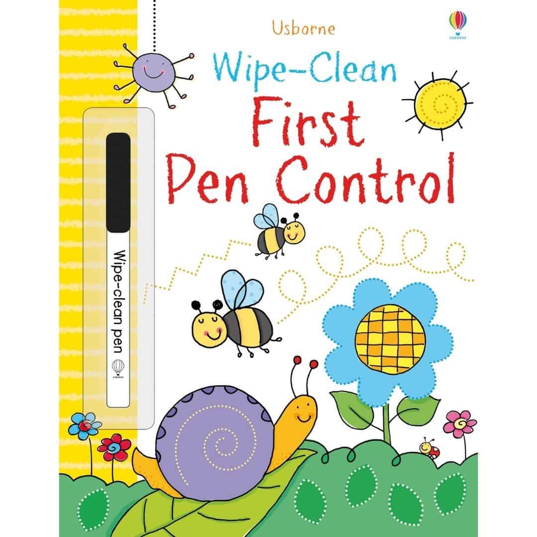 Carte sterge si scrie - Wipe-Clean first pen control 1