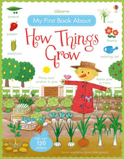Carte pentru copii, Usborne, My First Book About How Things Grow, 3+ ani