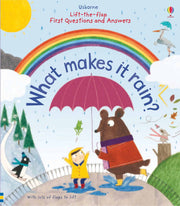 Carte pentru copii, Usborne, First Questions and Answers: What makes it rain?, 4+ ani