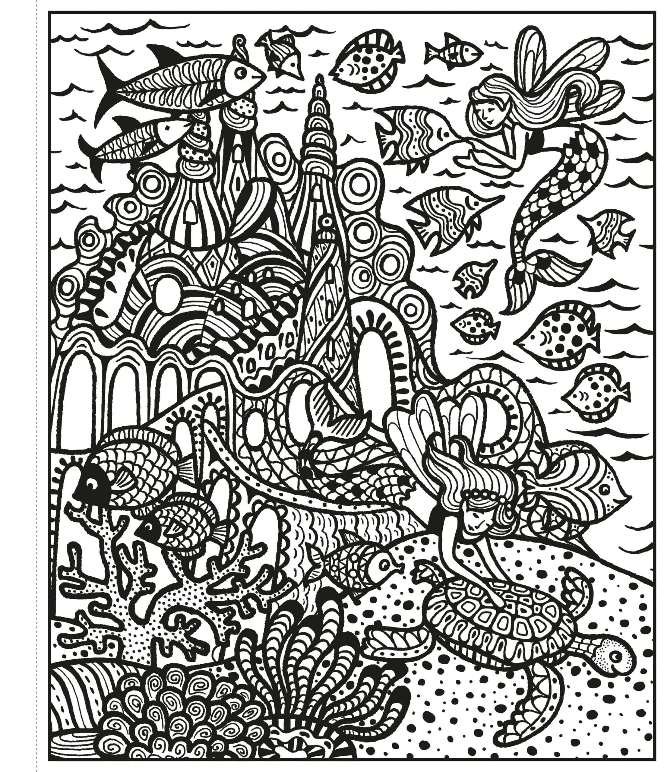 Carte de pictat cu apa – Fairy Palaces Magic Painting Book