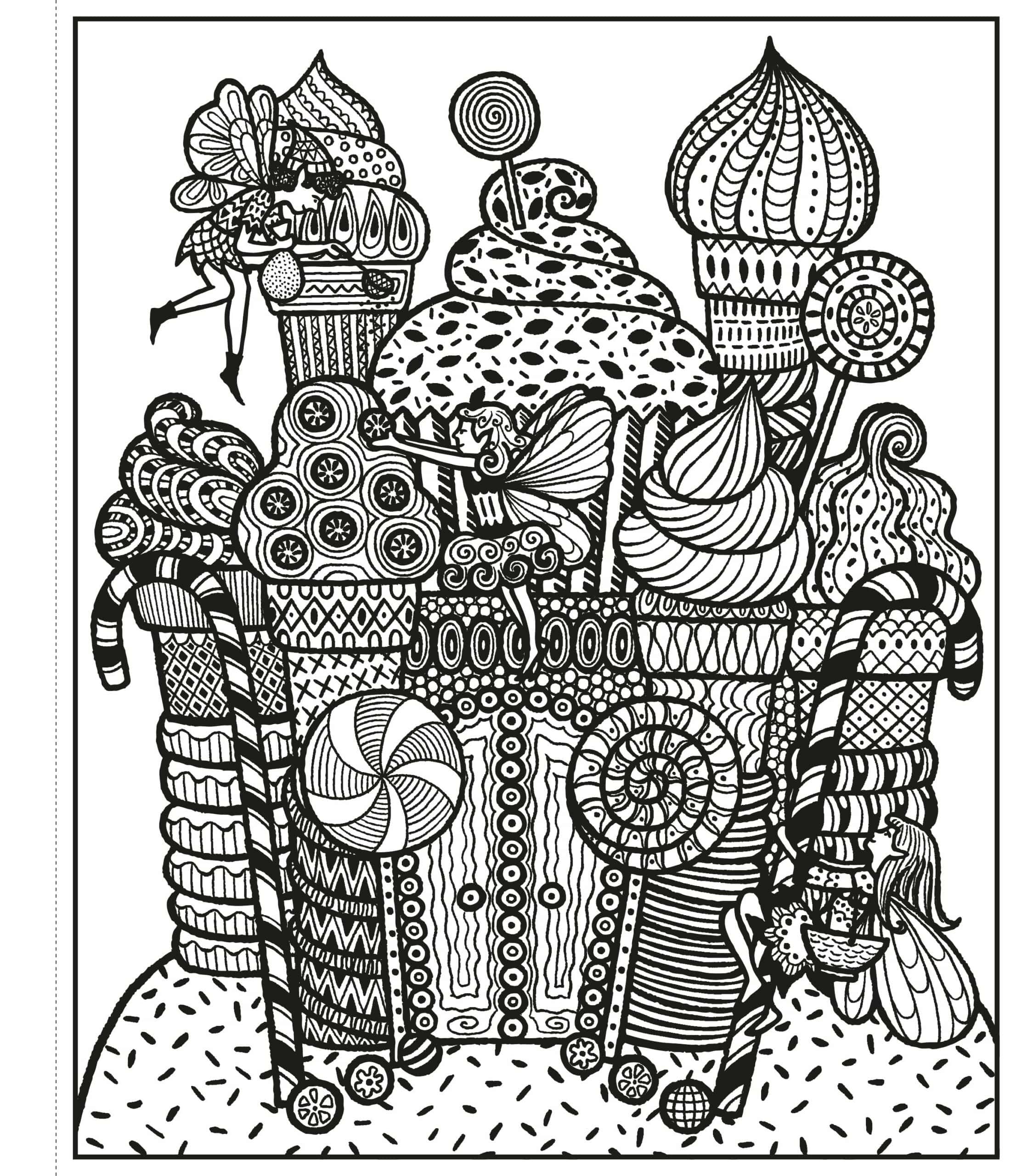 Carte de pictat cu apa – Fairy Palaces Magic Painting Book