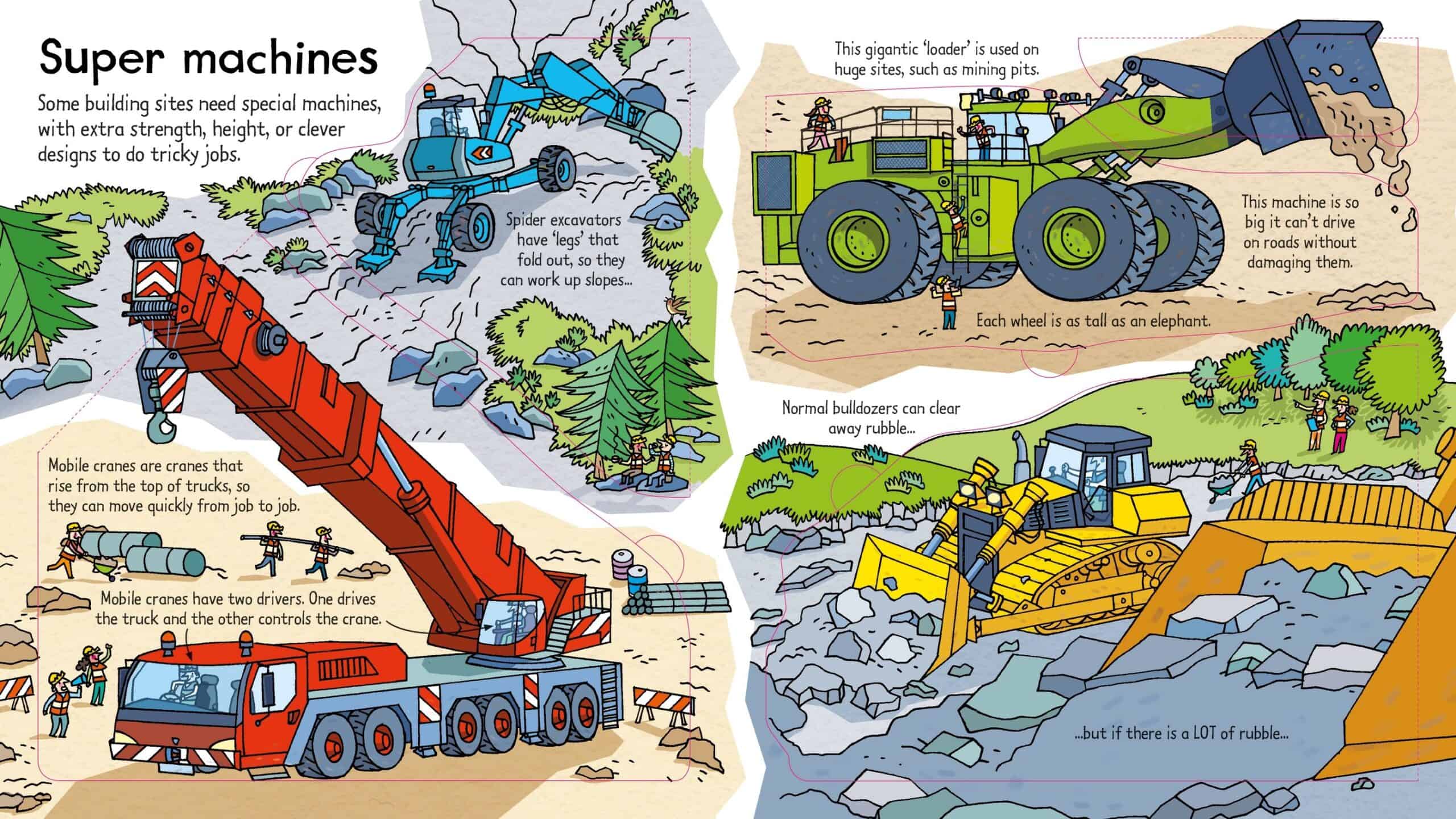Carte pentru copii - Look Inside: Building Sites