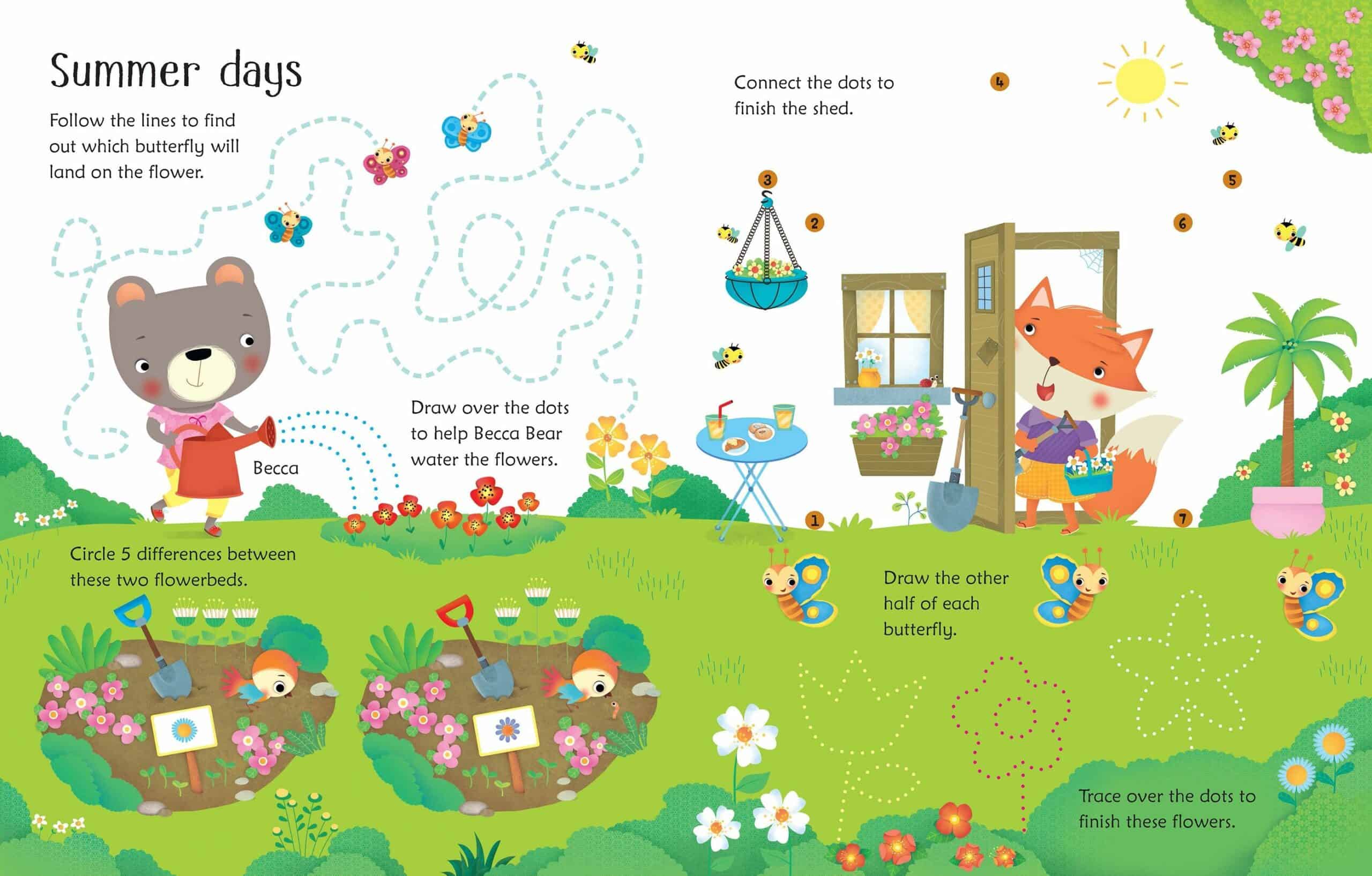 Carte pentru copii - Wipe Clean: Garden Activities