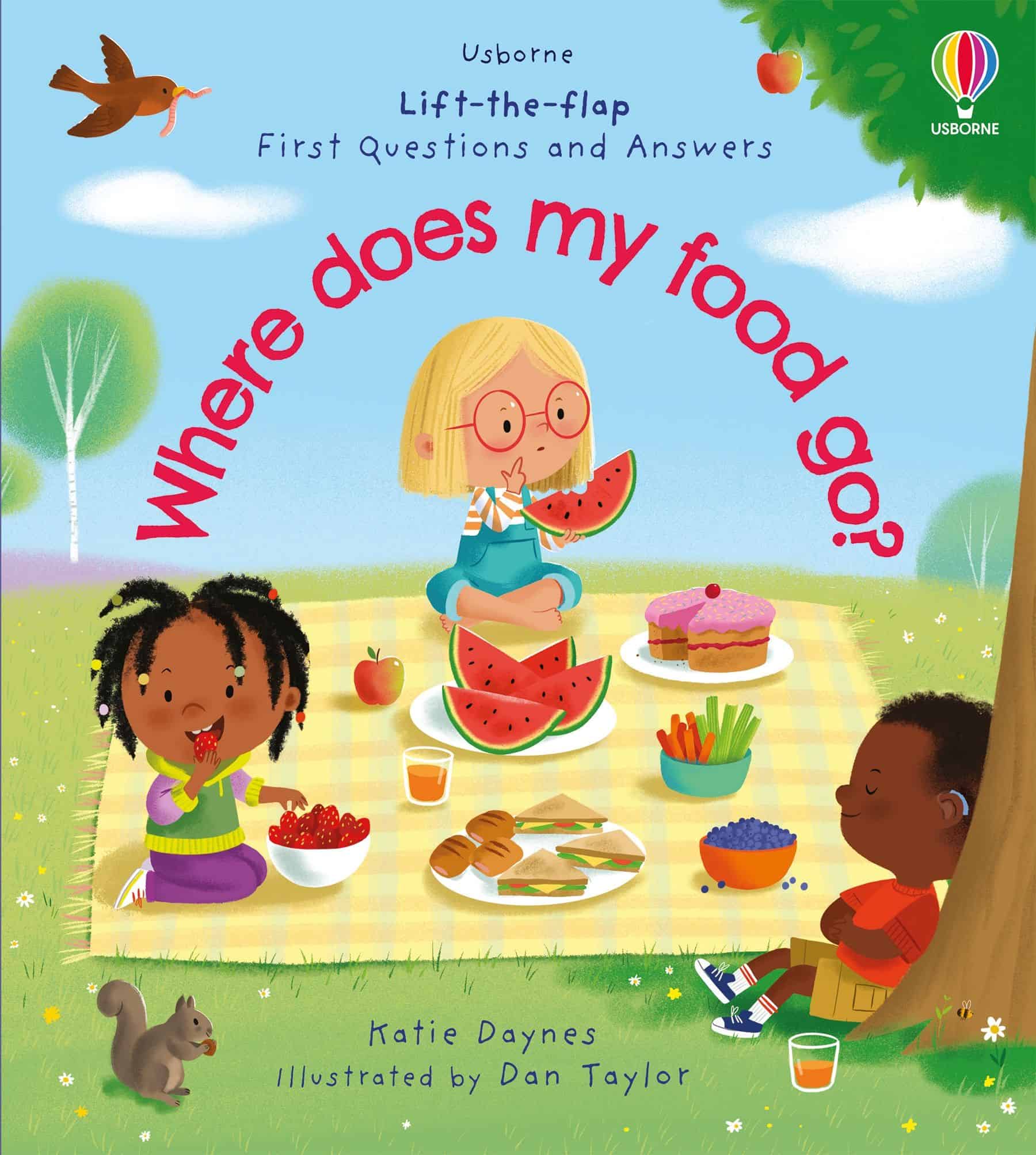 Carte pentru copii, Usborne, First Questions and Answers: Where does my food go?, 4+ ani