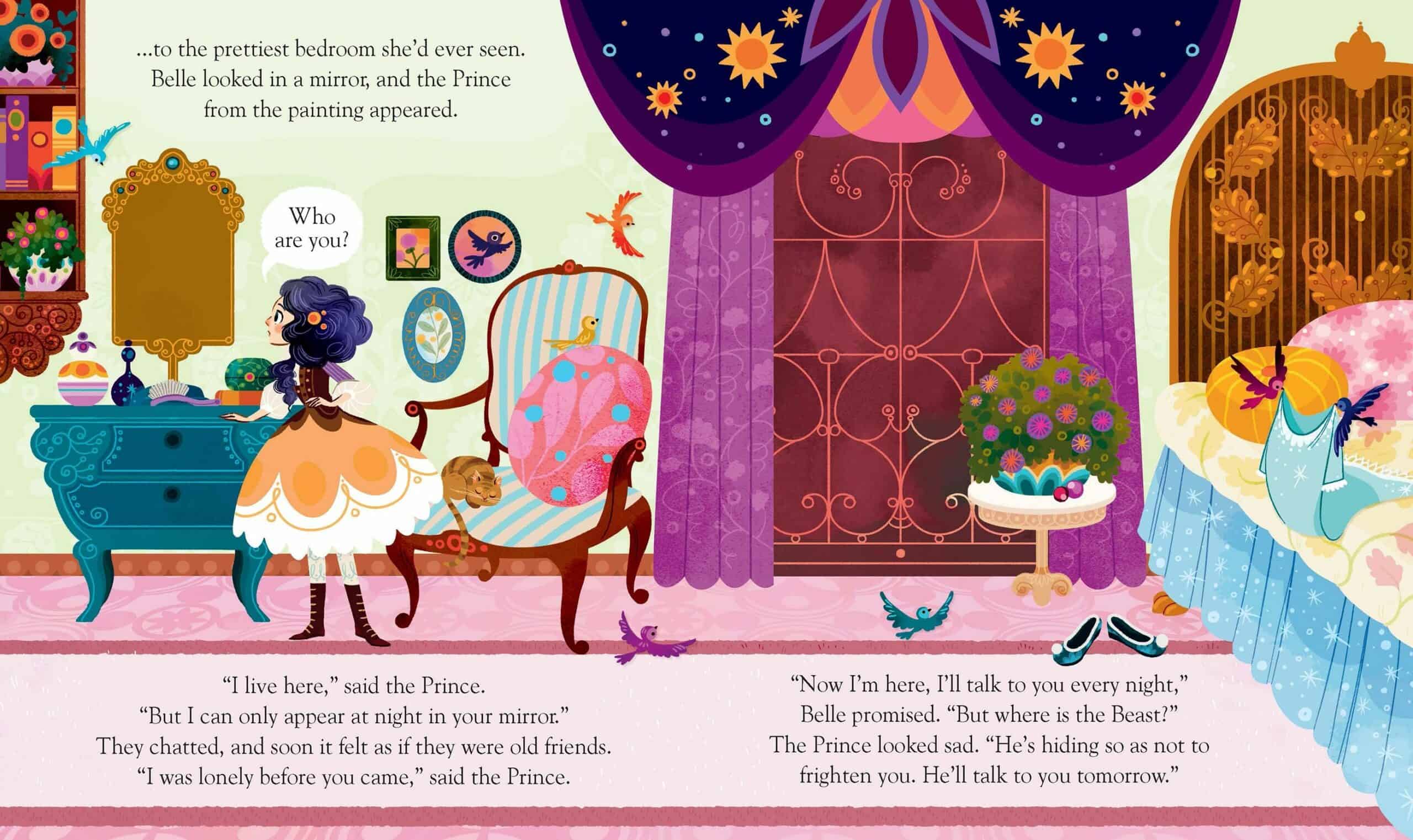 Carte Peep Inside poveste - Peep Inside a Fairy Tale Beauty and the Beast