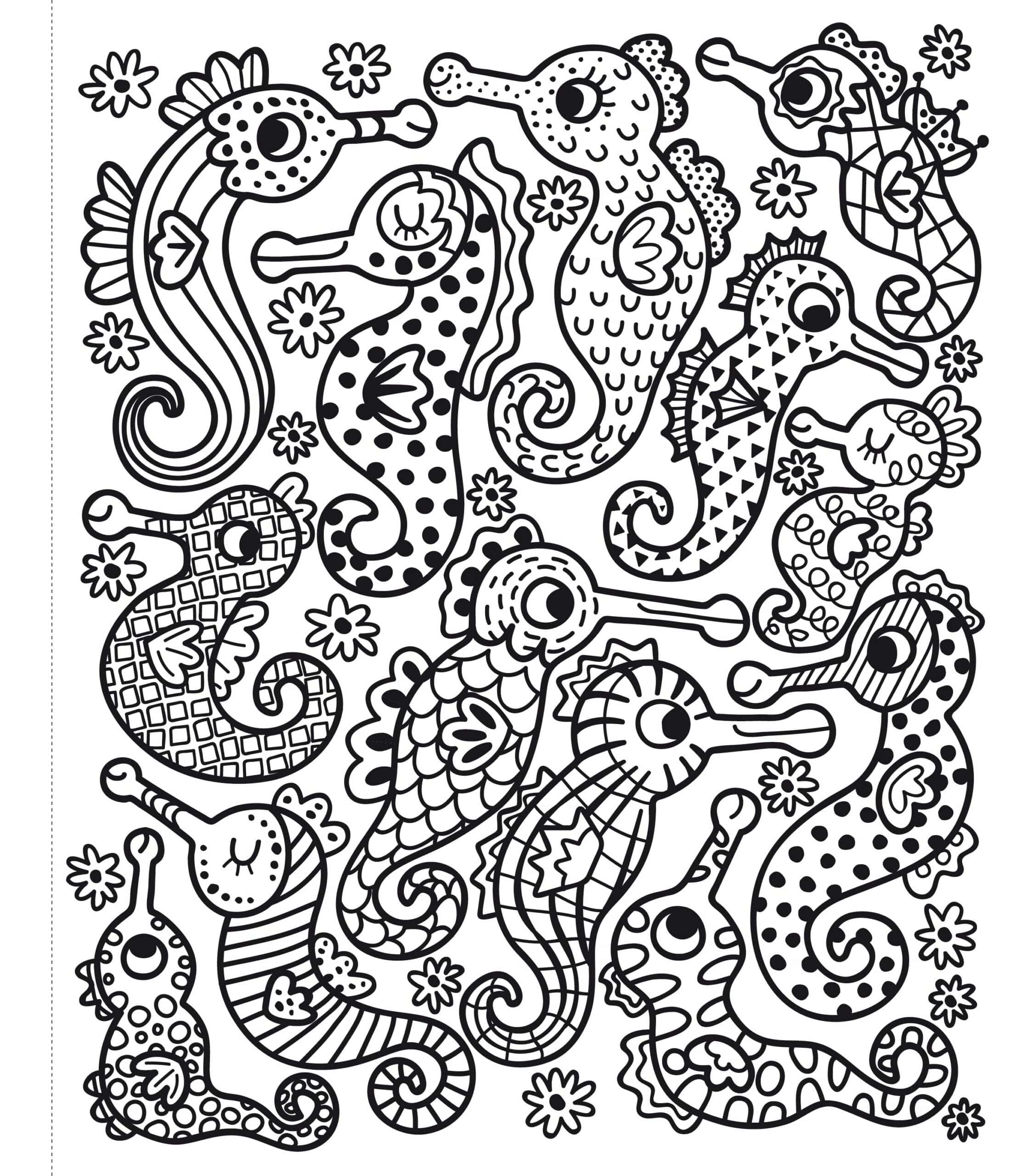 Carte de pictat cu apa – Under the Sea Magic Painting