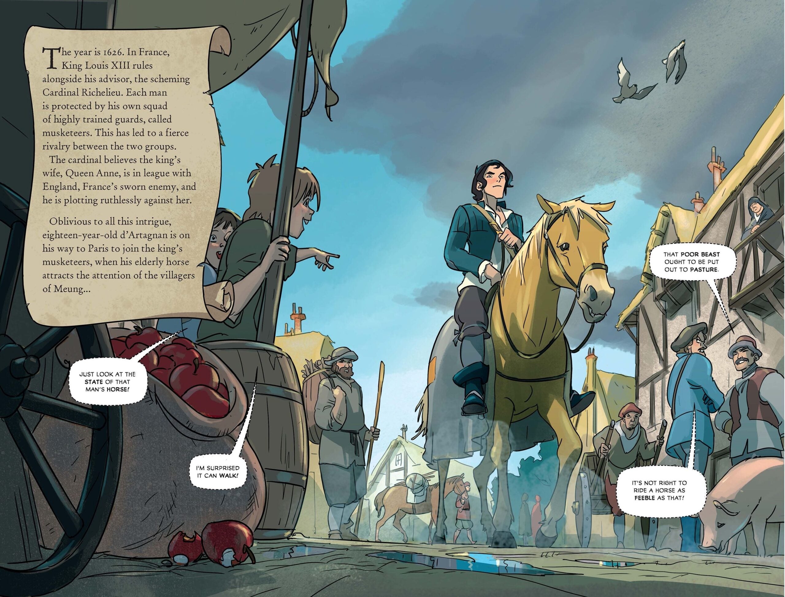 Carte pentru copii - The Three Musketeers Graphic Novel