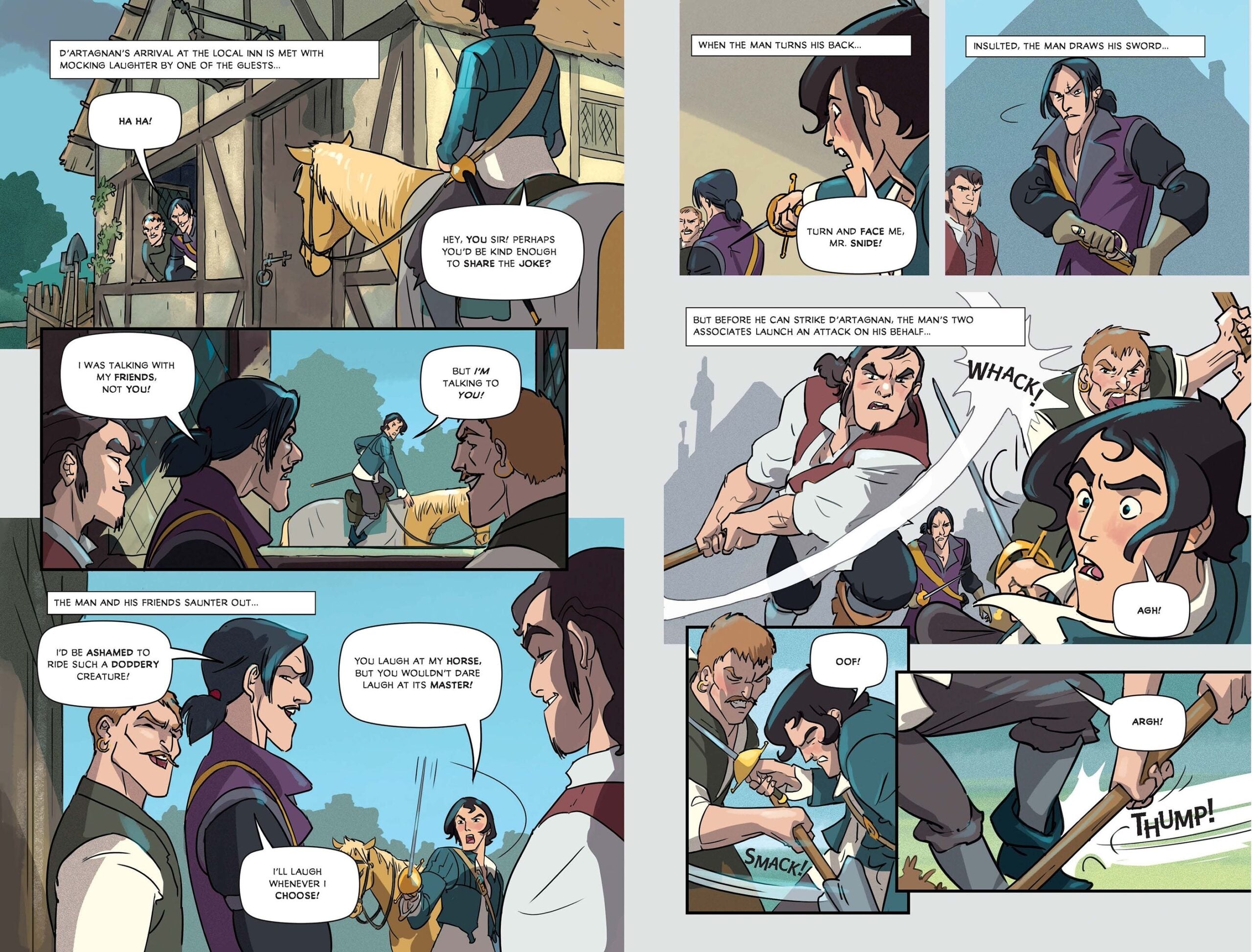 Carte pentru copii - The Three Musketeers Graphic Novel