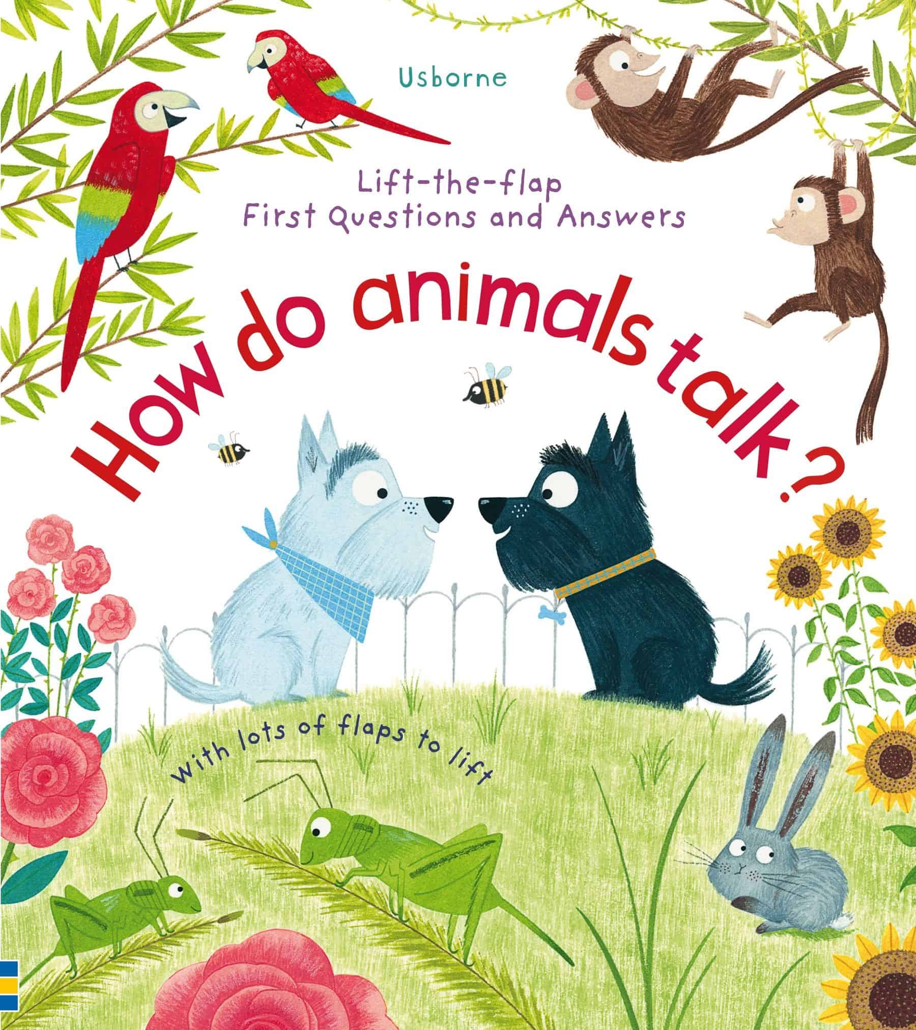 Carte pentru copii, Usborne, First Questions and Answers: How Do Animals Talk?, 4+ ani