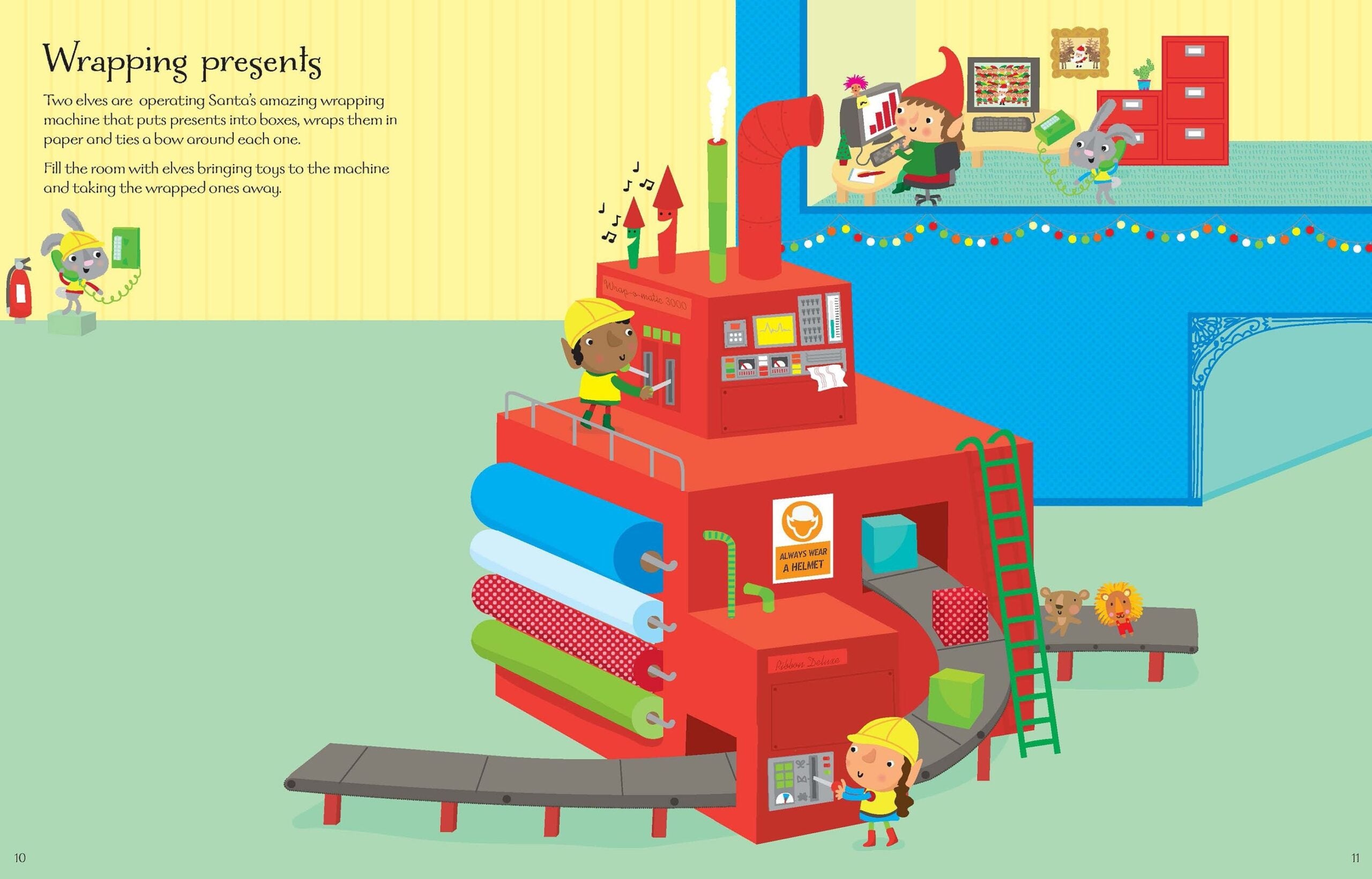 Carte pentru copii - Santa's Elves Sticker Book
