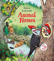 Carte pentru copii, Usborne, Look Inside Animal Homes, 5+ ani