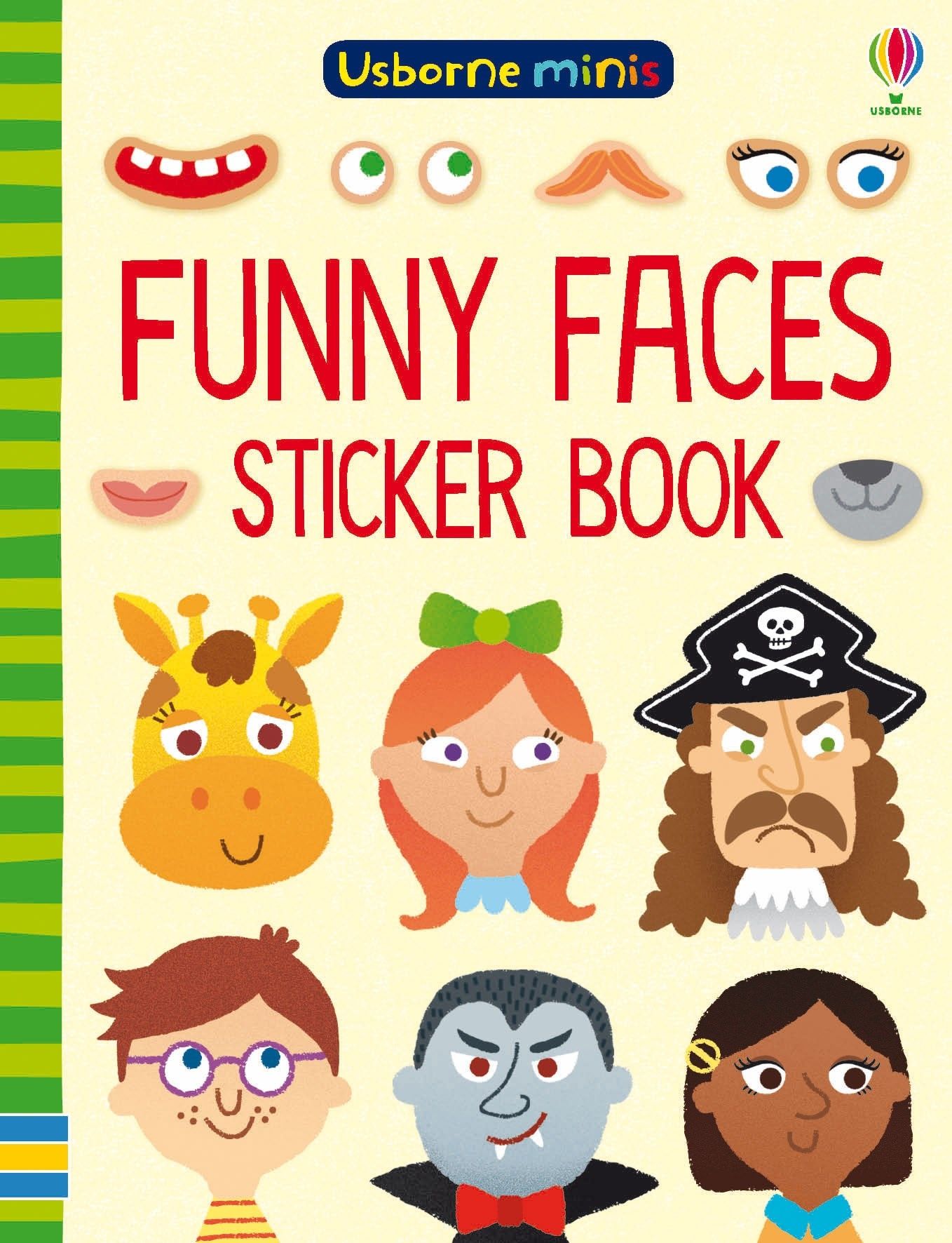Carte pentru copii - Funny Faces Sticker Book
