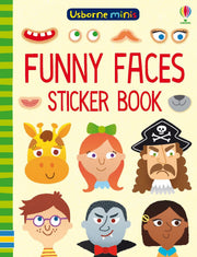 Carte pentru copii - Funny Faces Sticker Book