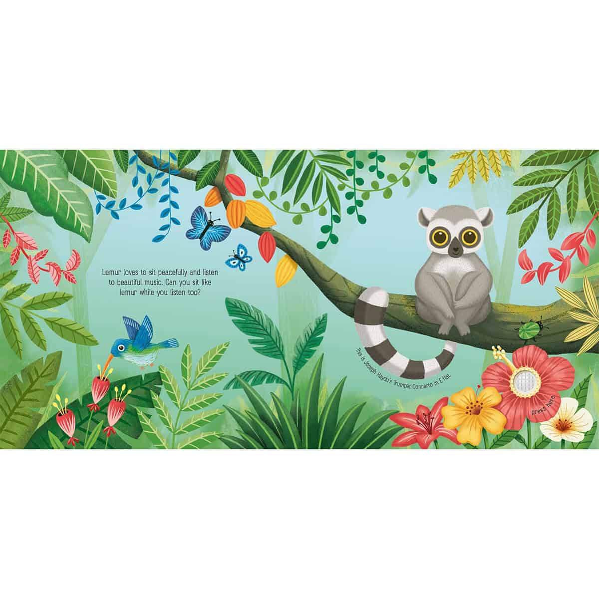 Resigilat - Calming Music Book – Carte cu sunete calmante