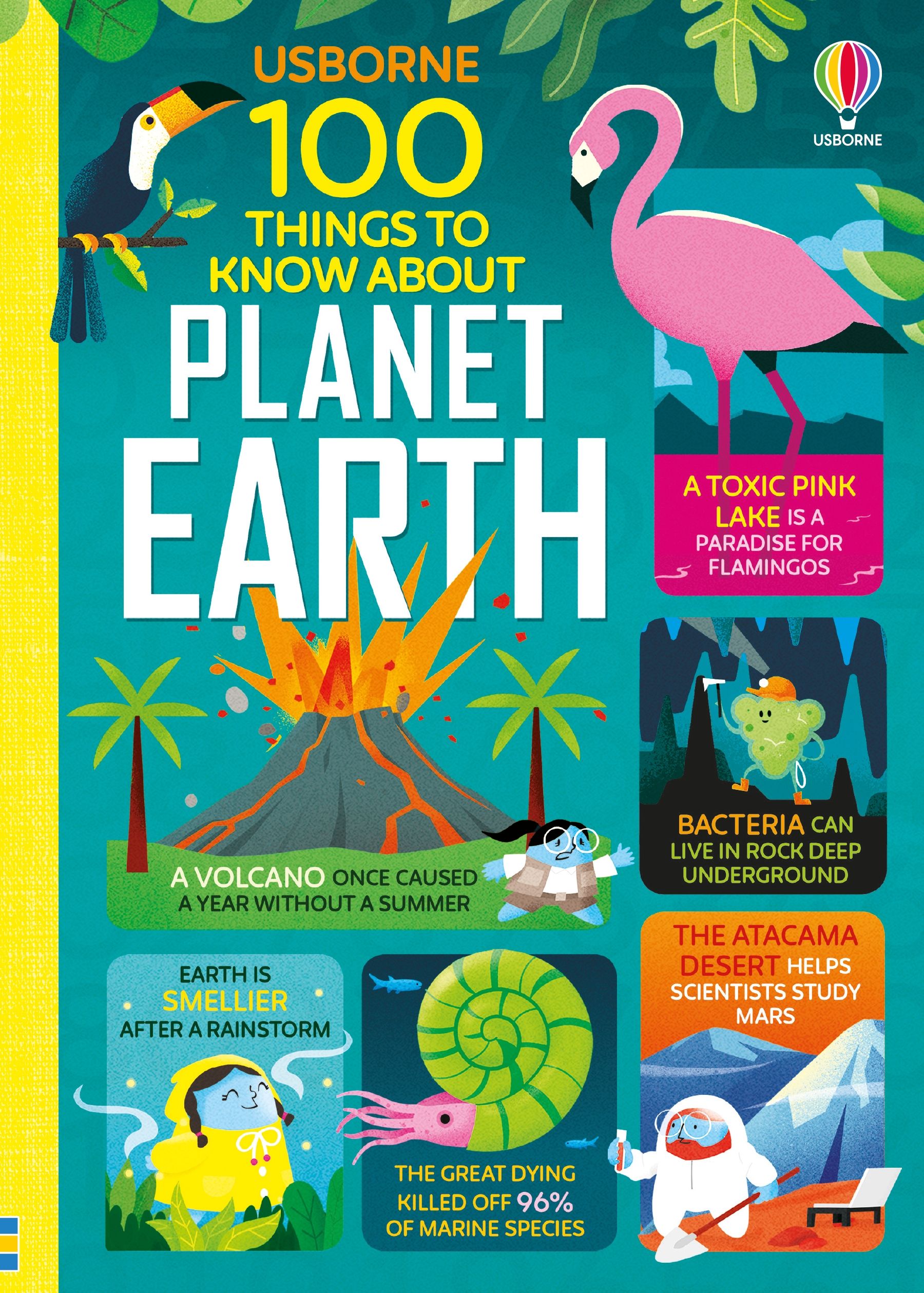 Carte pentru copii, Usborne, 100 Things to Know About Planet Earth, 8+ ani