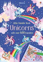 Carte pentru copii, Usborne, Transfer Activity Book Unicorns, 5+ ani
