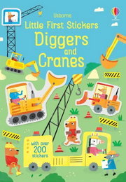 Carte pentru copii - Little First Stickers: Diggers and Cranes