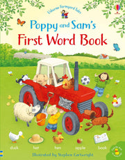 Carte pentru copii, Usborne, Poppy and Sam's First Word Book, 3+ ani