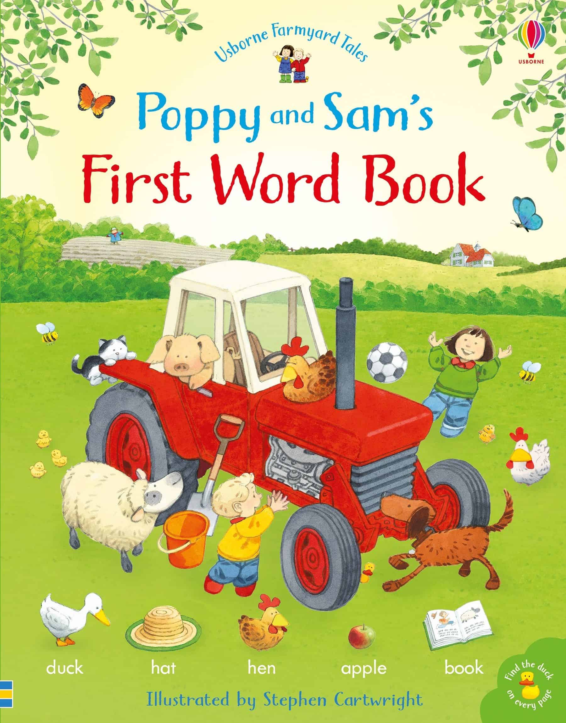 Carte pentru copii, Usborne, Poppy and Sam's First Word Book, 3+ ani