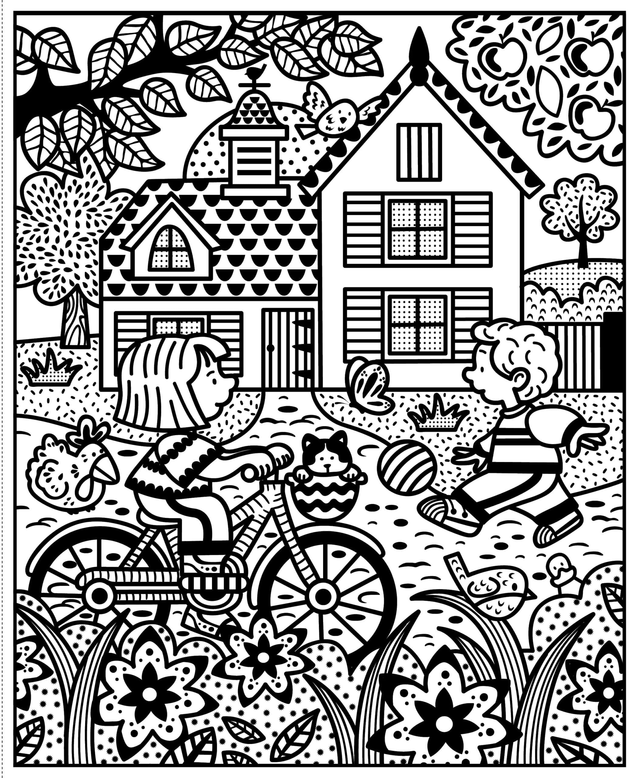 Carte de pictat cu apa, cu Poppy si Sam - Poppy and Sam's Magic Painting Book