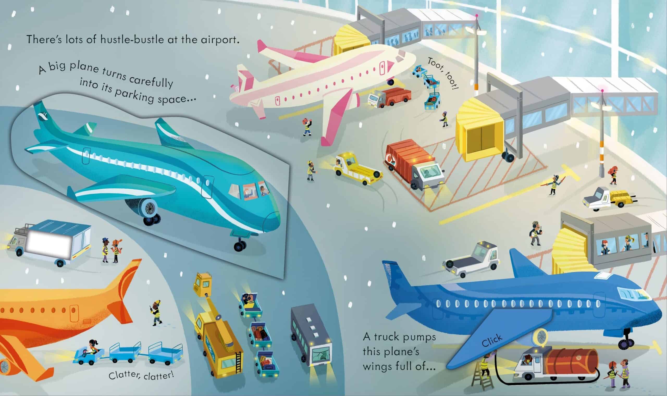 Carte pentru copii - Peep Inside how a plane works