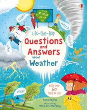 Carte pentru copii, Usborne, Lift-the-flap Questions and Answers about Weather, 5+ ani