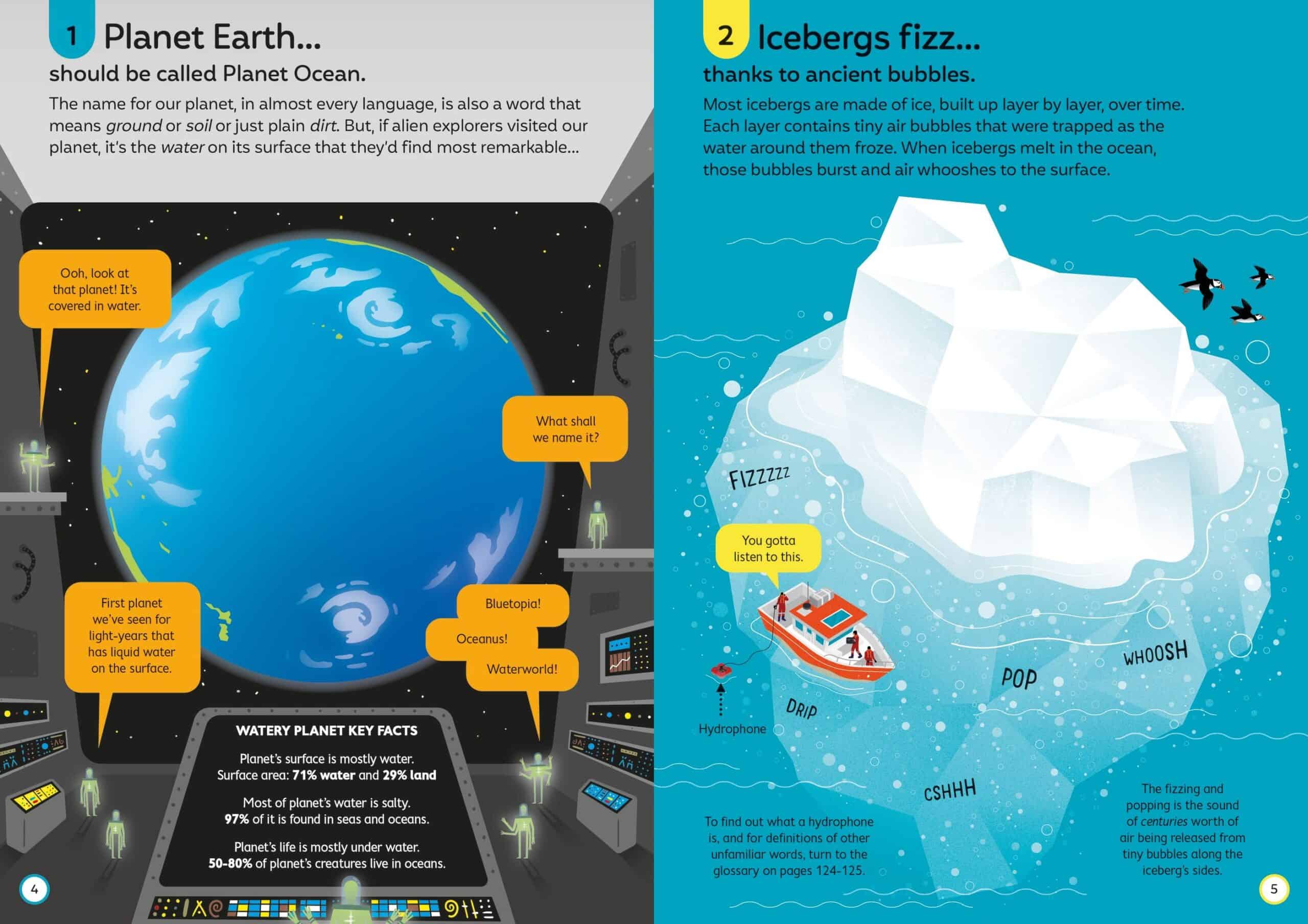 Carte pentru copii - 100 Things to Know About the Oceans