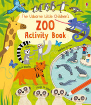 Carte pentru copii, Usborne, Little Children's Zoo Activity Book, 4+ ani