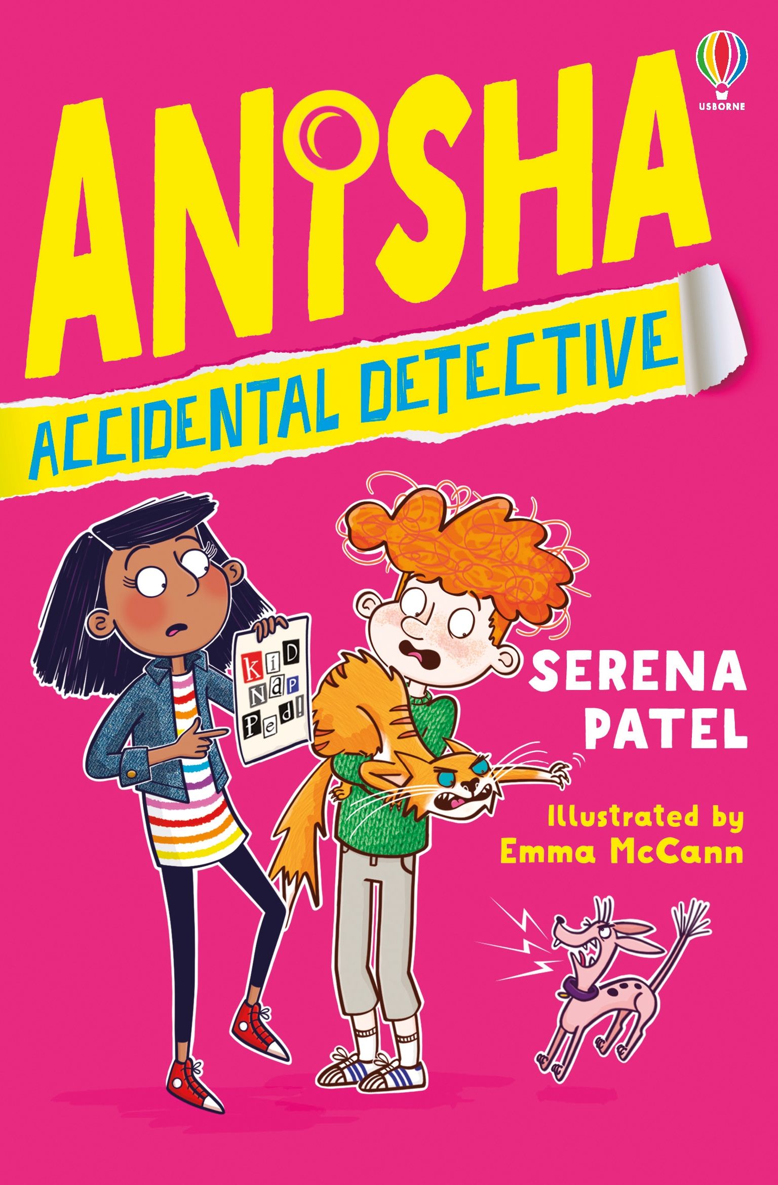 Carte pentru copii, Usborne, Anisha, Accidental Detective, 7+ ani