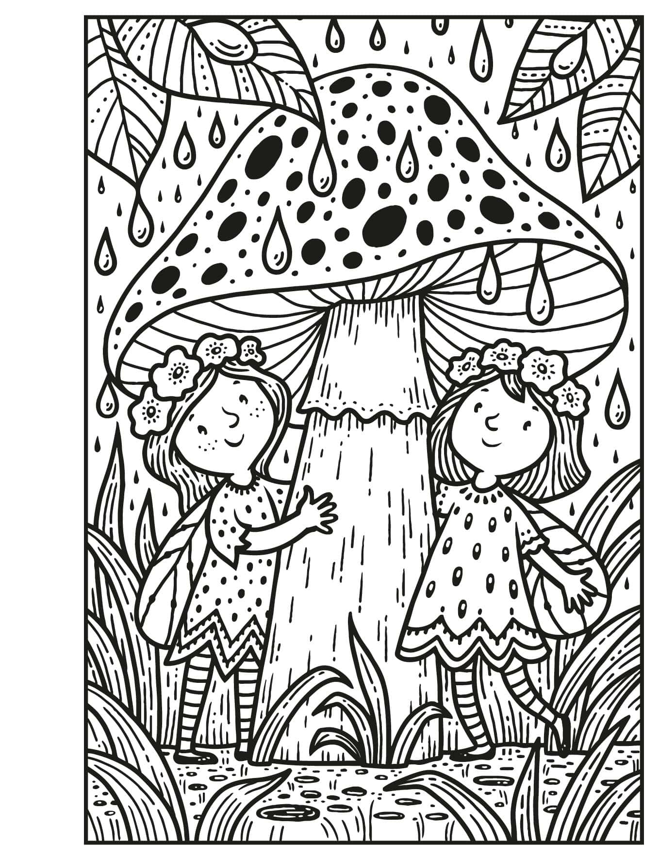 Carte de pictat cu apa - Fairies Magic Painting Book