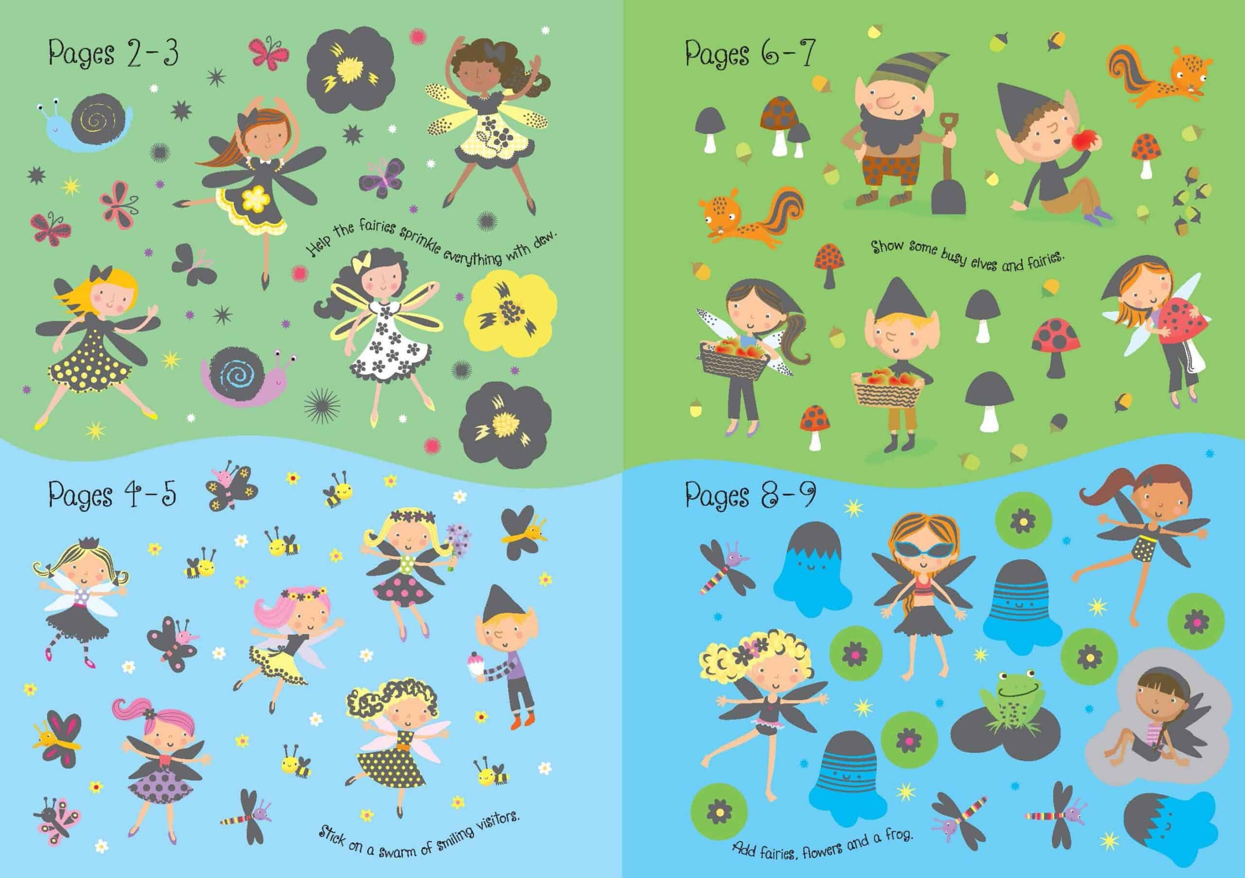 Carte pentru copii - Sparkly Fairies Sticker Book