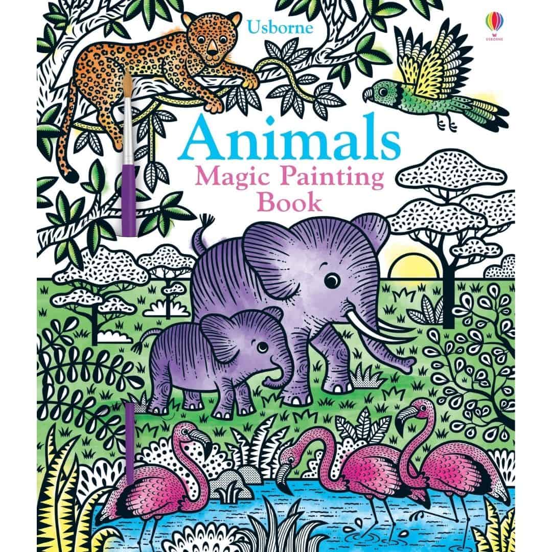 Carte de pictat cu apa –Magic Painting Animals 1