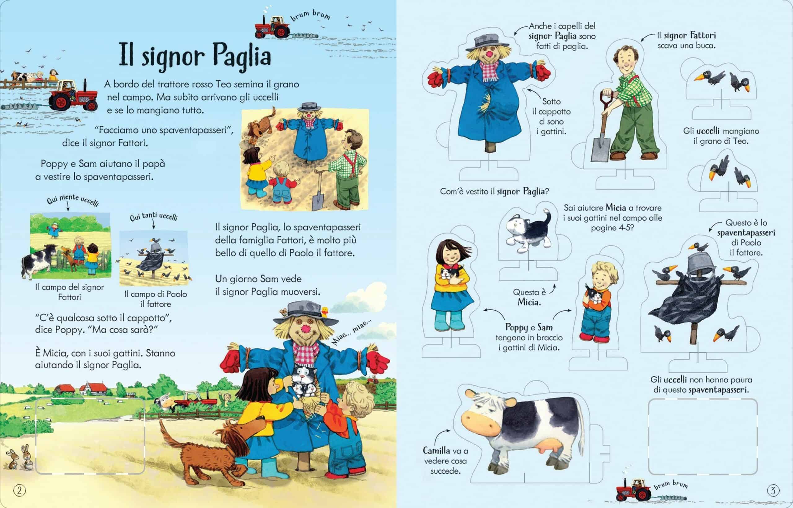 Carte cu jucarie- Poppy and Sam's Wind-Up Tractor book